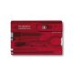 VICTORINOX Swiss Card Classic manikűr készlet, piros