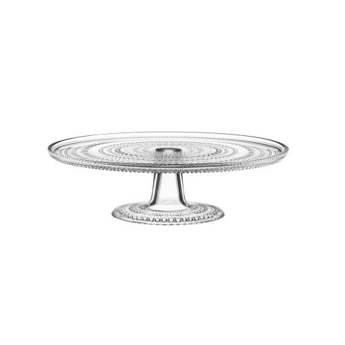 IITTALA Kastehelmi tortatartó 31,5 cm, átlátszó