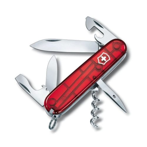 VICTORINOX Swiss Army Spartan zsebkés, áttetsző piros