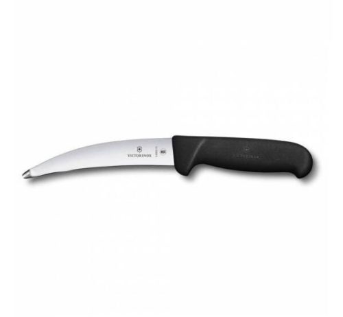 VICTORINOX Fibrox zsigerelő kés (15 cm) merev, ívelt