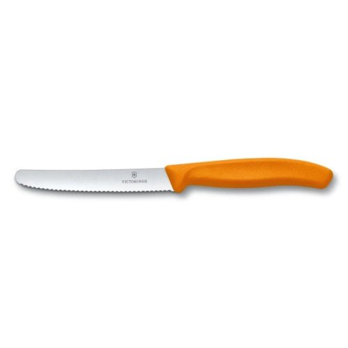 VICTORINOX Swiss Classic paradicsomszeletelő kés (11 cm) 2 részes, narancssárga