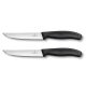 VICTORINOX Swiss Classic steak kés (12 cm) 2 részes, fekete