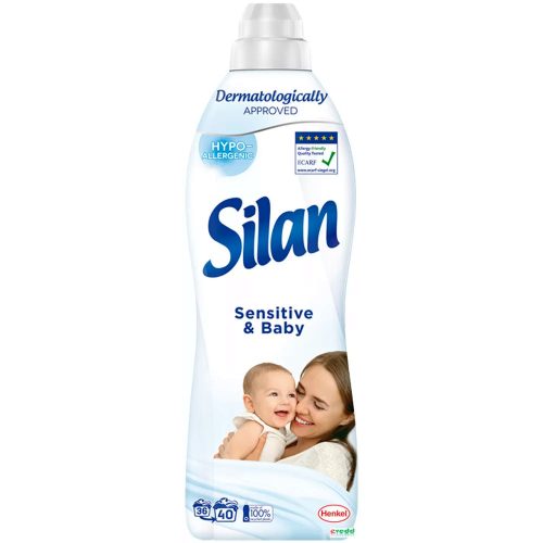 Silan textilöblítő koncentrátum Sensitive 880ml 40 Mosásos