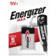 Energizer Max Alkáli 9V Elem B1