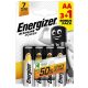 Energizer Power Alkáli Mikro Elem AA B4