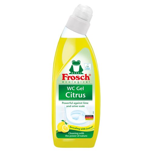 Frosch WC tisztító gél Citromos 750ml