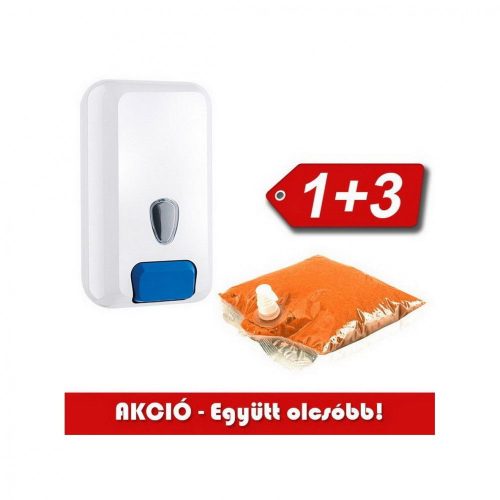 Mar plast Hobelix szemcsés kéztisztító adagoló 1db + 3db K2128 Kroll Emulgel 3L kéztisztító