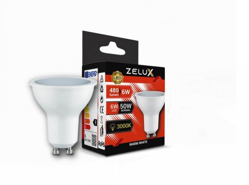 Zelux Led Spot Gu10 6W 3000K