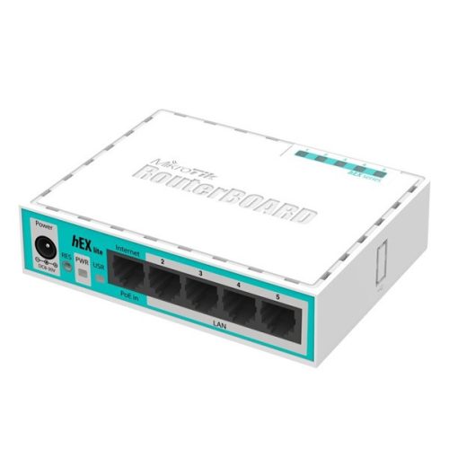 MikroTik hEX lite RB750r2 L4 64MB 5x FE port router