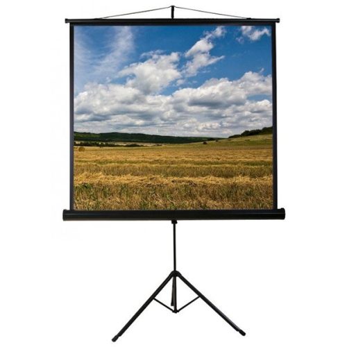 Funscreen Tripod 1:1 200cm×200cm hordozható 3 lábú állványos vetítővászon