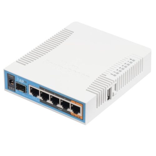 MikroTik hAP ac RB962UiGS-5HacT2HnT L4 128MB 5x GbE LAN 1x GbE SFP Dual-band Vezeték nélküli Router