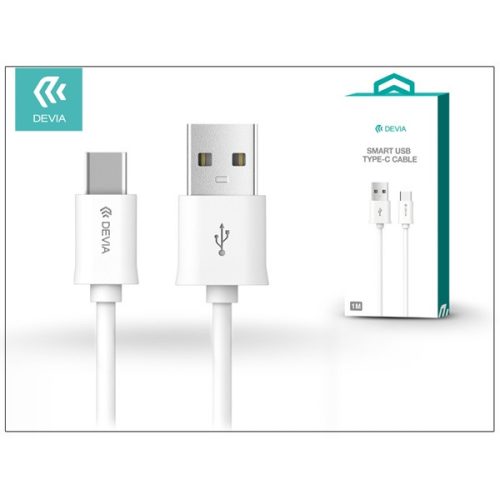 Devia ST993405 Smart 1m USB Type-C v2.0 fehér adatkábel