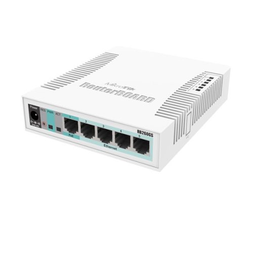 MikroTik RB260GS/CSS106-5G-1S 5port GbE LAN 1port GbE SFP Switch