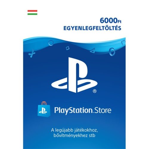 PlayStation Network 6000Ft-os feltöltőkártya