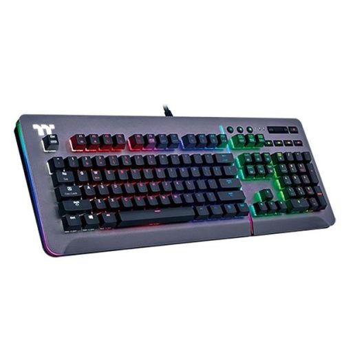 Ttesports Level 20 RGB Titanium (blue switch) US USB gamer billentyűzet