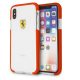 Ferrari iPhone X átlátszó/piros kemény fényes hátlap