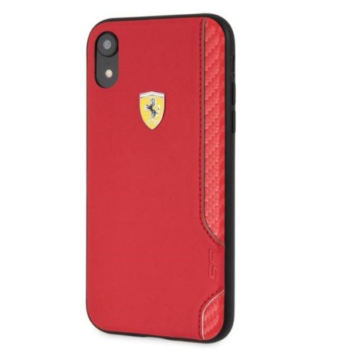 Ferrari On Track Racing Shield iPhone XR piros gumi hátlap