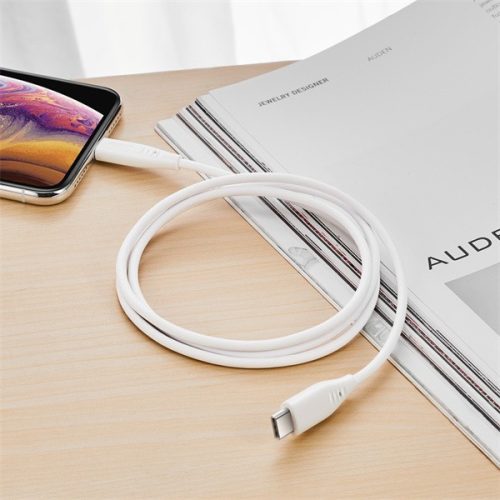 ESR 5V/3A 1m fehér USB C lightning PD kábel