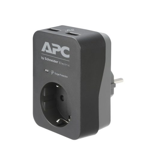 APC PME1WU2B-GR SURGE PROTECTOR fekete túlfeszültségvédő