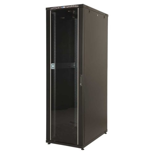 Lande LN-CK32U6060-BL CK 19" 32U 600x600 fekete álló rack szekrény