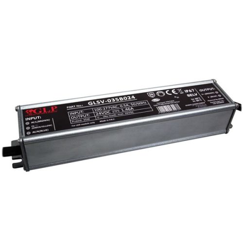 GLP GLSV-035B024 24V/1.46A 35W IP67 LED tápegység