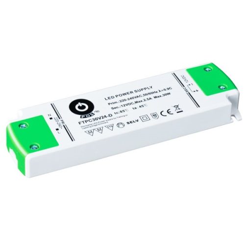 POS POWER FTPC30V24-D 24V/1.25A 30W IP20 szabályozható LED tápegység