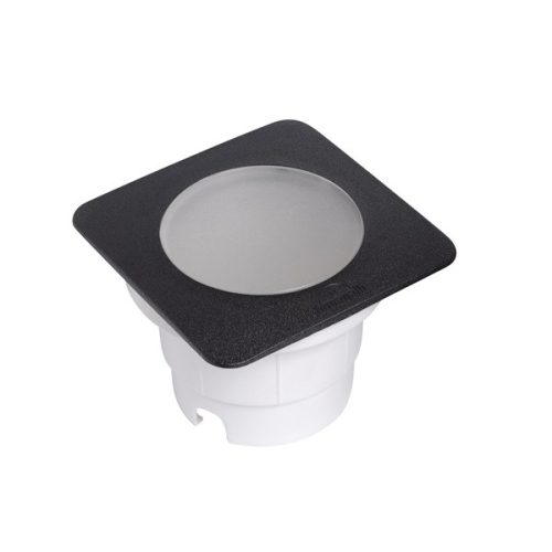 Fumagalli CECI 160 SQUARE LED 10W GX53 fekete kültéri talajba süllyeszthető lámpa