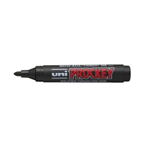 Uni PM-122 Prockey gömb hegyű fekete flipchart marker