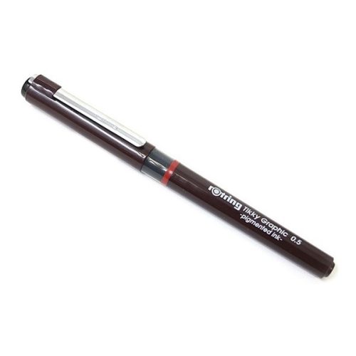 Rotring Tikky Graphic 0,5mm bordó tűfilc