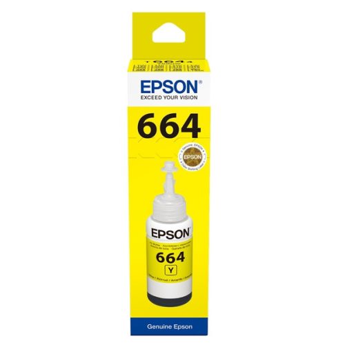 Epson C13T66444A T6644 70ml EcoTank kompatibilis sárga tintapalack