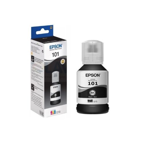 Epson C13T03V14A T03V1 127ml EcoTank kompatibilis fekete tintapalack