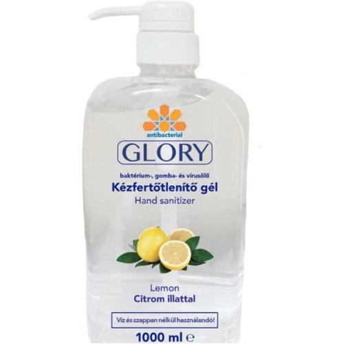 Glory/HC gél Citrom 1000 ml kézfertőtlenítő