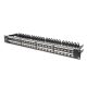 DIGITUS 48port 19" 1U fekete moduláris üres patch panel