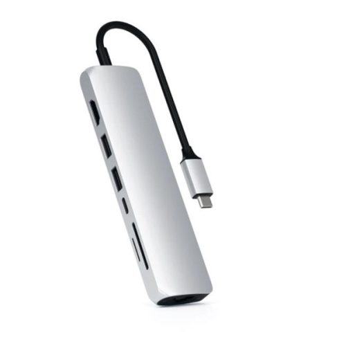 Satechi ST-UCSMA3S Aluminium Slim Type-C 4K HDMI ezüst HUB