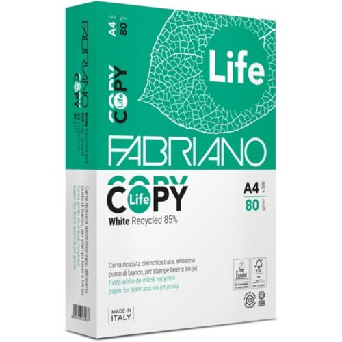 Fabriano Copy Life A4 80g újrahasznosított másolópapír