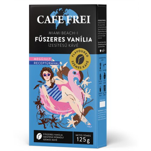 Cafe Frei Miami Beachi Vaníliakávé 125g szemes kávé