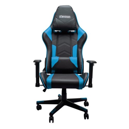 Stansson UCE602BK fekete-kék gamer szék