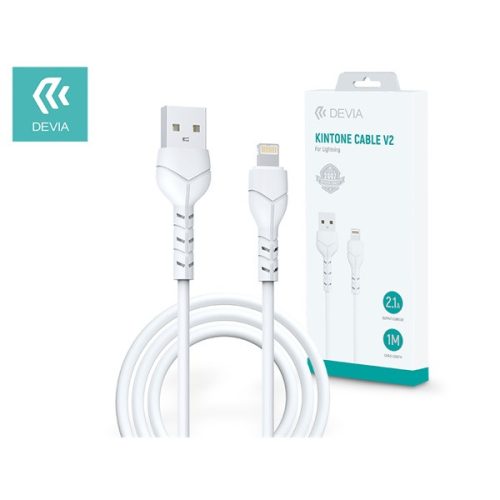 Devia ST348686 Kintone V2 Series 1m 2,1A USB-Lightning Kintone Cable V2 Series adat- és töltőkábel