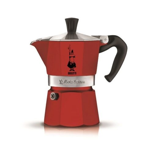 Bialetti 4942 Moka Express piros 3 személyes kotyogós kávéfőző