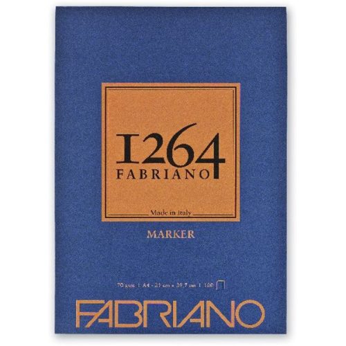 Fabriano 1264 Marker A4 70g/m2 100 lapos felül ragasztott tömb