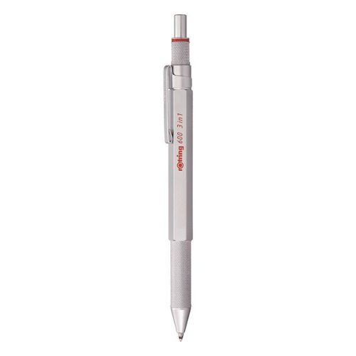 Rotring 600 3:1 ezüst multifunkciós írószer