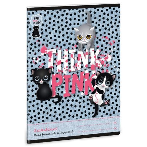 Ars Una Think-Pink 23 5285 A5 leckefüzet