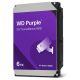 Western Digital 3,5" 6000GB belső SATAIII 5400RPM 256MB PURPLE WD64PURZ winchester 3 év