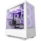 NZXT H5 Flow Fehér (Táp nélküli) ablakos ATX ház