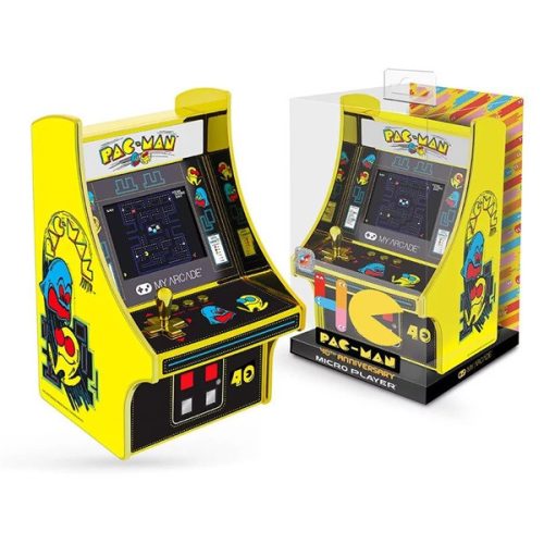 My Arcade DGUNL-3290 Pac-Man 40th Anniversary Micro Player Retro Arcade 6.75" hordozható játékkonzol