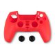 Spartan Gear 2808149 PS5 kontroller szilikon skin piros + thumb grips