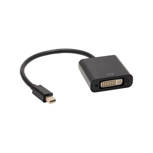 Akyga AK-AD-37 Mini DisplayPort -> DVI-I M/F adapter 0.15m fekete