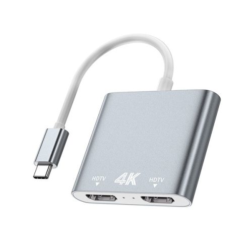 AVAX HB902 PRIME Type C 3.2-2xHDMI 4K60Hz DUAL monitor adapter