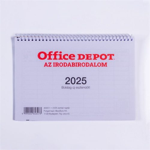 Office Depot 23TA 2025 asztali naptár