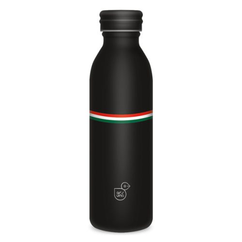 Ars Una 600 ml-es Flag Black 24 (5399) duplafalú fémkulacs